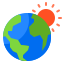 earth-world-global-sun-planet-icon