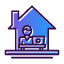 communication-freelancer-from-home-online-work-workplace-icon