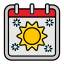 sun-weather-day-date-calendar-event-icon