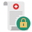 data-gdpr-general-data-protection-regulation-medical-data-secure-icon