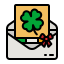 card-email-saint-patrick-message-icon