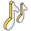 music-notes-melody-music-nota-lyrics-audio-icon