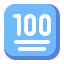 one-hundred-sign-symbol-buttons-shape-icon