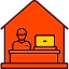 untact-contactless-online-work-from-home-wfh-office-icon