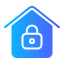 home-lock-house-secure-avoid-lockdown-stay-protection-icon