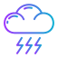 cloud-weather-lightning-forecast-climate-icon