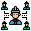 engineer-company-network-worker-team-icon