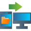 data-transfer-center-racks-migration-server-icon