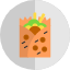 burrito-cheese-food-guacamole-mexican-snack-tortillla-icon