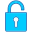 open-opened-unlock-unlocked-unsafe-unsecure-icon