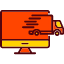lcd-monitor-computer-delivery-logistics-online-tracking-truck-icon
