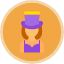 assistant-avatar-female-magician-profession-woman-icon