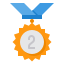 medal-second-reward-badge-award-icon