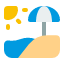 beach-summer-umbrella-holiday-vacation-icon