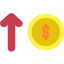 down-graph-high-inflation-interest-price-up-symbol-illustration-icon