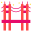 america-bridge-gate-golden-landmark-icon
