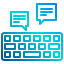 chat-keyboard-social-media-icon