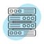 database-hosting-network-server-rack-servers-dedicated-icon-vector-design-icons-icon
