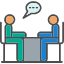 communication-conversation-interview-negotiation-hr-icon