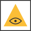 abstract-geometric-tribal-eye-triangle-icon