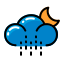 cloud-weather-snow-moon-climate-icon