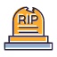 grave-cemetery-death-burial-tombstone-mourning-resting-place-memorial-icon-vector-design-icon