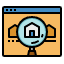 search-home-house-magnifying-glass-icon