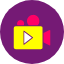 video-camera-recording-filming-media-production-technology-vlogging-editing-icon-vector-design-icon
