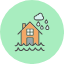 flooded-house-waves-water-tick-icon