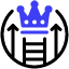 personal-growth-crown-arrow-up-icon