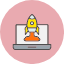 rocket-laptop-launch-project-startup-icon