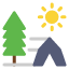tent-forest-travel-camping-backpacking-icon