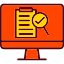 document-evaluate-result-review-verification-icon