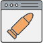 evidence-miscellaneous-investigation-bullet-weapons-security-bag-icon