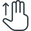 touchhand-gesture-scroll-swipe-down-finger-icon