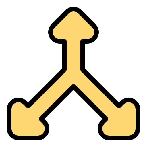 multiple icon, direction icon, pointer icon, arrows icon