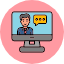 online-class-onlineclass-meeting-remote-video-work-learning-icon-icon