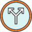 arrows-dirrection-intersection-road-sign-traffic-icon