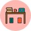 desk-deskintone-knowledge-learn-perusal-student-study-icon-icon