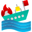 burning-ship-boat-scarcity-climate-change-icon