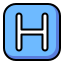 h-alphabet-abecedary-sign-symbol-letter-icon
