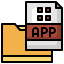 coding-filloutline-app-file-format-folder-interface-icon