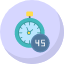 minutes-fortyfive-minute-period-time-and-date-icon