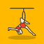 trapeze-artist-performance-circus-carnival-icon
