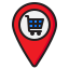 location-nevigation-map-direction-shopping-icon