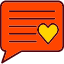 bubble-chat-comment-feedback-heart-like-icon