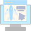 booking-computer-cursor-essentials-monitor-online-travel-icon