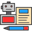 bots-copywriting-article-artifical-content-media-news-icon