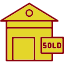 building-house-information-property-real-estate-sign-sold-icon