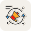 arrows-business-circle-cycle-in-a-person-remarketing-icon